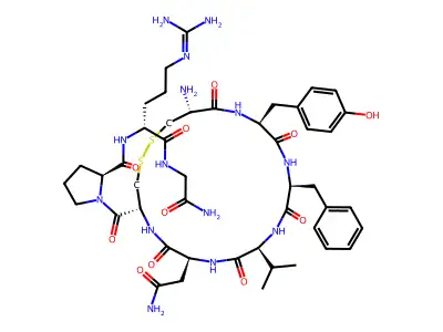 argipressin, Val(4)- structure