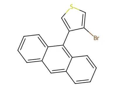 3-(Anthracen-9-YL)-4-bromothiophene structure