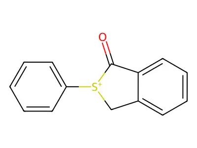 2-phenyl-3H-2-benzothiophen-2-ium-1-one structure