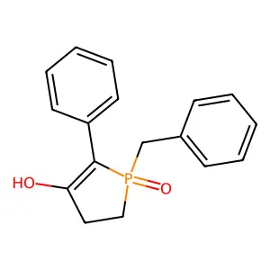 1-Benzyl-1-oxo-5-phenyl-2,3-dihydro-1lambda5-phosphol-4-ol structure