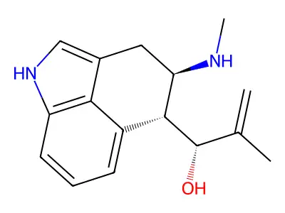 2-Methyl-1-(4-methylamino-1,3,4,5-tetrahydrobenzo[cd]indol-5-yl)-prop-2-en-1-ol structure