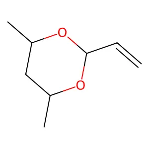 (4S,6R)-2-ethenyl-4,6-dimethyl-1,3-dioxane structure