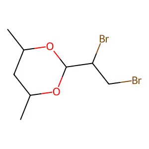 2-(1,2-Dibromoethyl)-4,6-dimethyl-1,3-dioxane structure