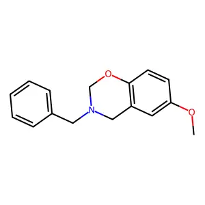 3-Benzyl-6-methoxy-2,4-dihydro-1,3-benzoxazine structure