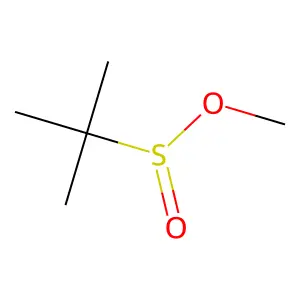 Methyl 2-methylpropane-2-sulfinate structure