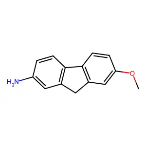 7-Methoxy-9h-fluoren-2-amine structure