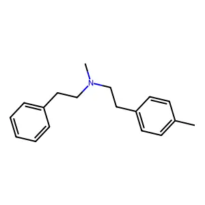 Benzeneethanamine, N,4-dimethyl-N-(2-phenylethyl)- structure