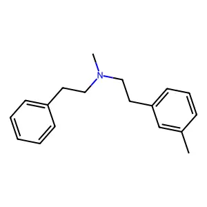 Benzeneethanamine, N,3-dimethyl-N-(2-phenylethyl)- structure