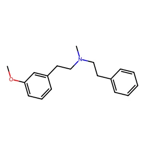 Benzeneethanamine, 3-methoxy-N-methyl-N-(2-phenylethyl)- structure