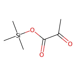 Trimethylsilyl 2-oxopropanoate structure