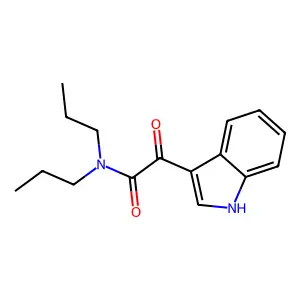 N,N-Dipropyl-3-indoleglyoxylamide structure