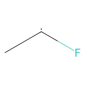 Ethyl radical, 1-fluoro- structure