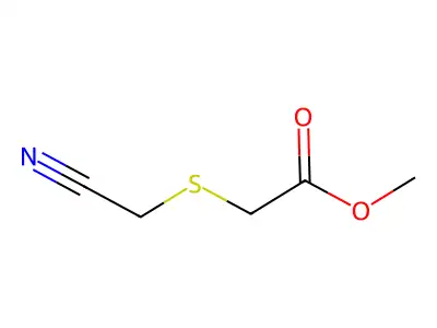Methyl 2-[(cyanomethyl)thio]acetate structure