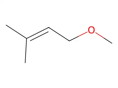 1-Methoxy-3-methylbut-2-ene structure