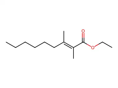 Ethyl 2,3-dimethylnon-2-enoate structure