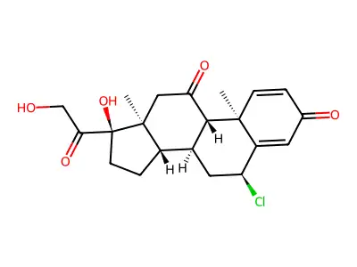 Chloroprednisone structure