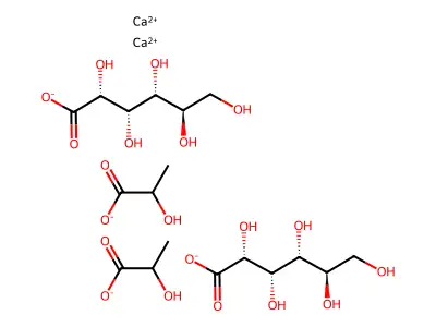 Calcium lactogluconate structure