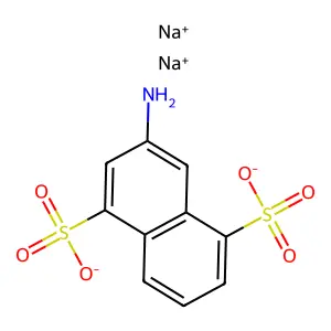 Methyl 2-deoxy-3,5-bis-O-(4-nitrobenzoyl)pentofuranoside structure