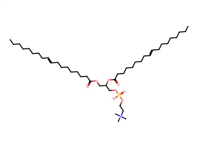 Dielaidoylphosphatidylcholine structure