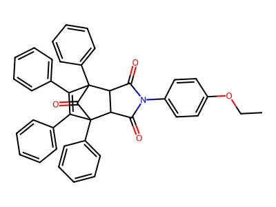 4-(4-Ethoxyphenyl)-1,7,8,9-tetraphenyl-4-azatricyclo[5.2.1.02,6]dec-8-ene-3,5,10-trione structure