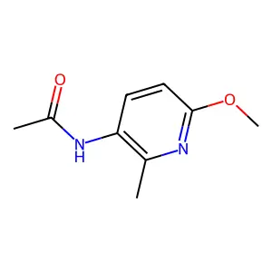 N-(6-methoxy-2-methylpyridin-3-yl)acetamide structure