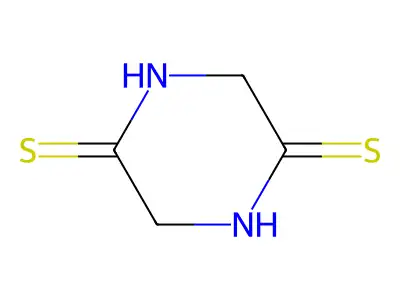 2,5-Piperazinedithione structure