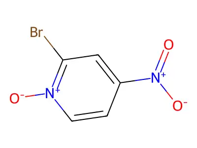 2-Bromo-4-nitropyridine N-oxide structure