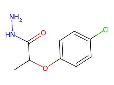 2-(4-Chlorophenoxy)propanehydrazide structure