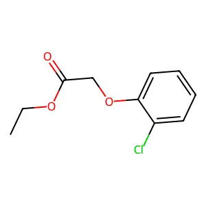 Ethyl 2-(2-chlorophenoxy)acetate structure