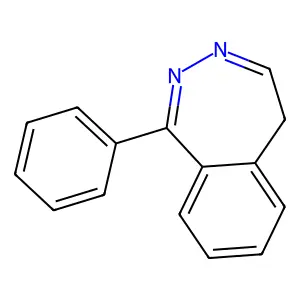 1-Phenyl-5H-2,3-benzodiazepine structure