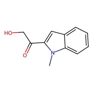 Ketone, hydroxymethyl 1-methyl-2-indolyl- structure