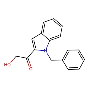 1-苄基-2-吲哚基羟甲基酮 structure