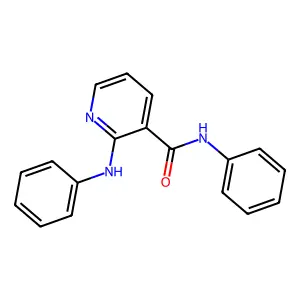 2-anilino-N-phenylnicotinamide structure