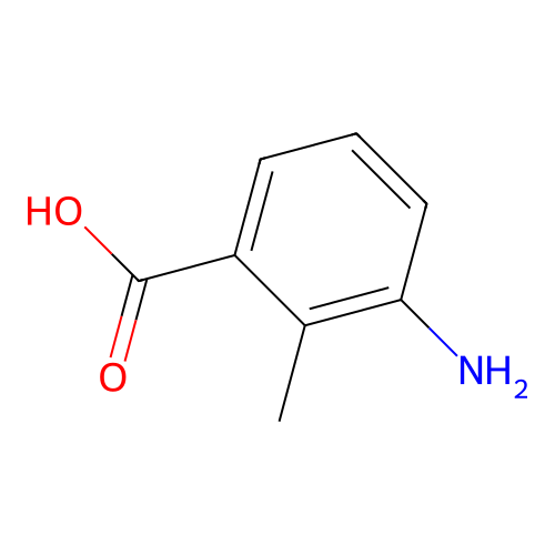 3-Amino-2-methylbenzoic acid structure