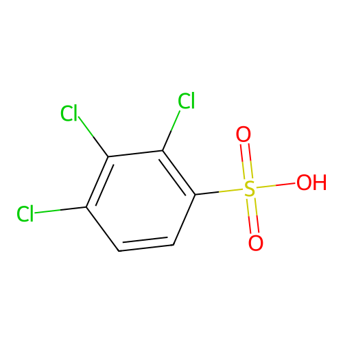 2,3,4-trichlorobenzenesulfonic Acid structure