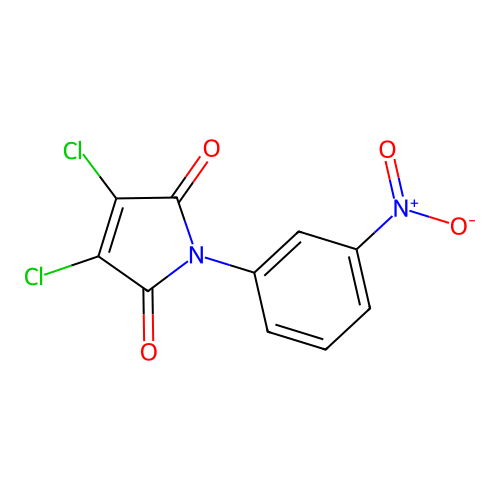 3,4-Dichloro-1-(3-nitrophenyl)pyrrole-2,5-dione structure