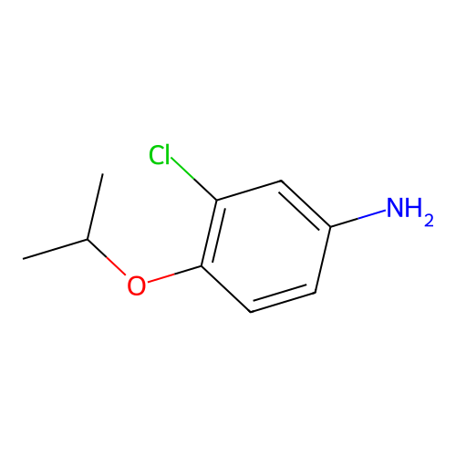 3-Chloro-4-(propan-2-yloxy)aniline structure