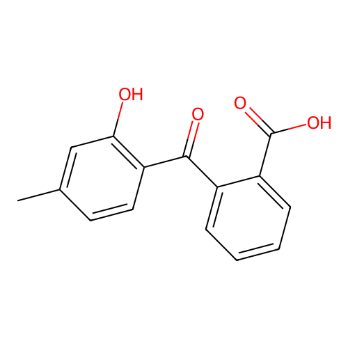2-(2-Hydroxy-4-methylbenzoyl)benzoic acid structure