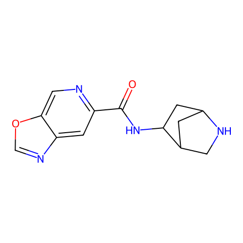 N-(2-Azabicyclo[2.2.1]heptan-5-yl)oxazolo[5,4-c]pyridine-6-carboxamide structure