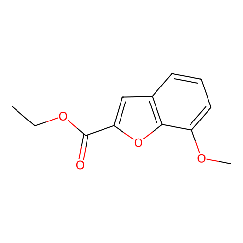 Ethyl 7-methoxy-1-benzofuran-2-carboxylate structure