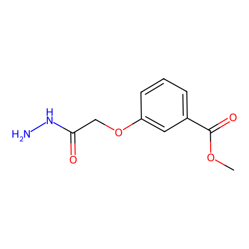 Methyl 3-(2-hydrazino-2-oxoethoxy)benzoate structure