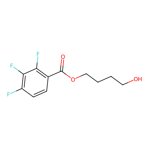 4-Hydroxybutyl 2,3,4-trifluorobenzoate structure