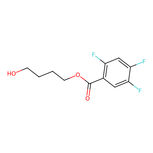 4-Hydroxybutyl 2,4,5-trifluorobenzoate structure