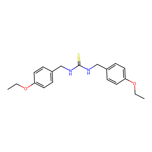 1,3-Bis(4-ethoxybenzyl)thiourea structure