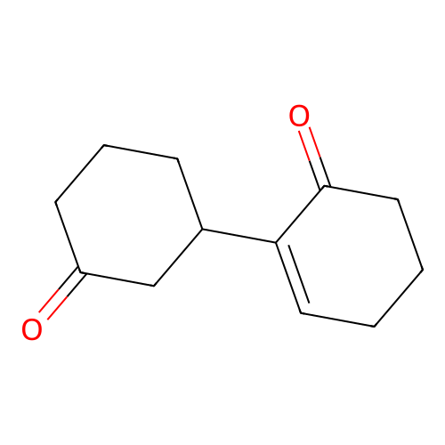 2-(3-oxocyclohexyl)-2-cyclohexen-1-one structure