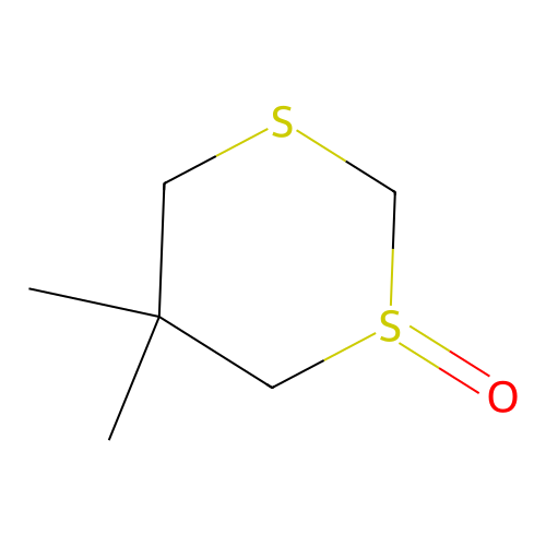 5,5-Dimethyl-1,3-dithiane 1-oxide structure