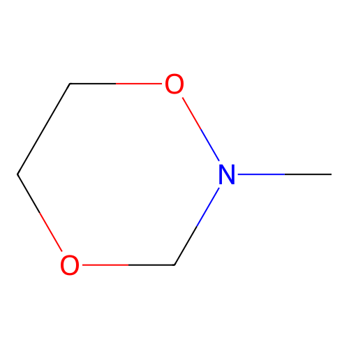 2-Methyl-[1,4,2]dioxazinane structure