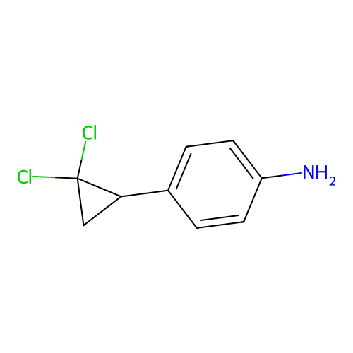 4-(2,2-Dichlorocyclopropyl)aniline structure