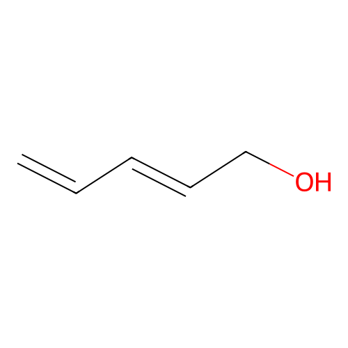 2,4-Pentadiene-1-ol structure
