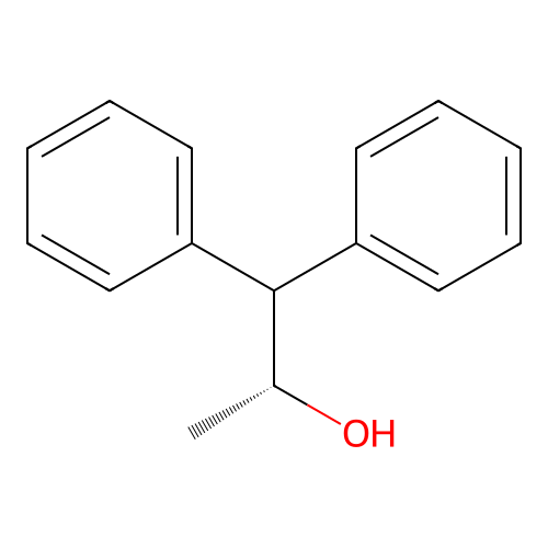 (2R)-1,1-diphenylpropan-2-ol structure